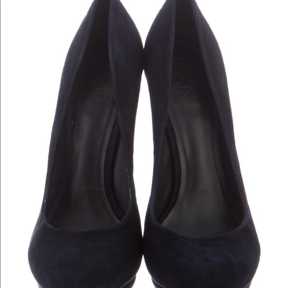 Tory Burch Suede Heels size 10 - Picture 2 of 6
